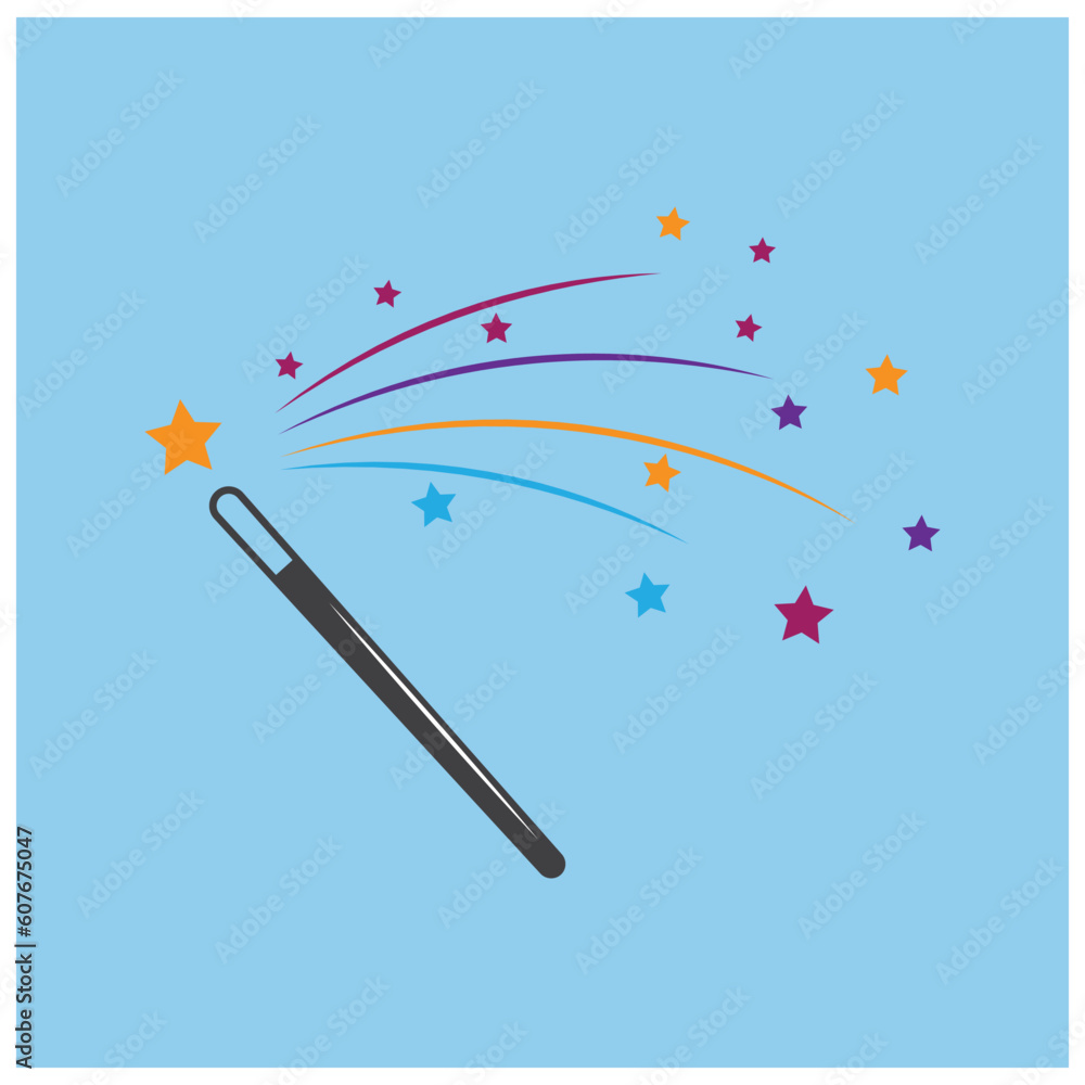 Wand Magic stick icon vector symbol template Wand Magic stick icon vector symbol template