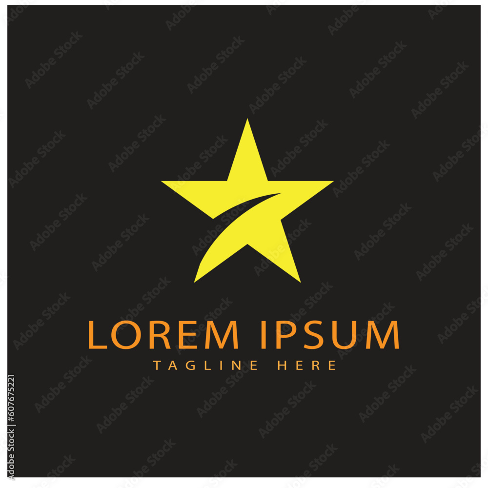 Obraz premium Star Logo illustration vector and symbol design