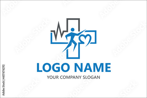 Healthcare logo design template