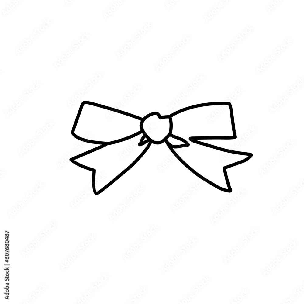 Bowtie Outline Vector Bowtie Outline Vector