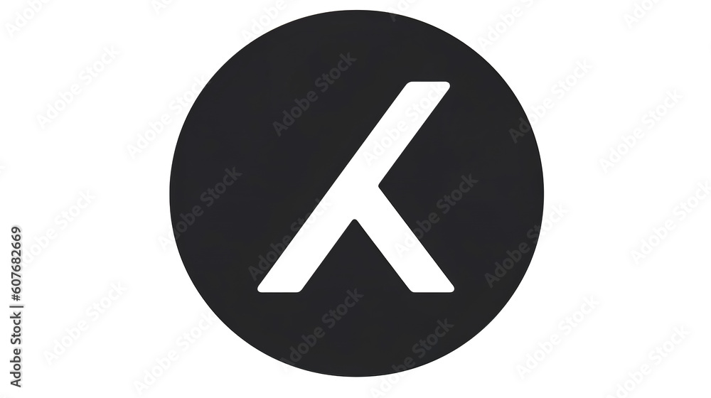 Minimalist logo with upside down letter Y, generative AI. Minimalist logo with upside down letter Y, generative AI.