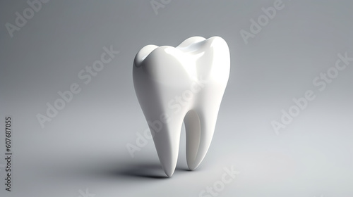Stylish minimalist logo for dentistry  generative AI.