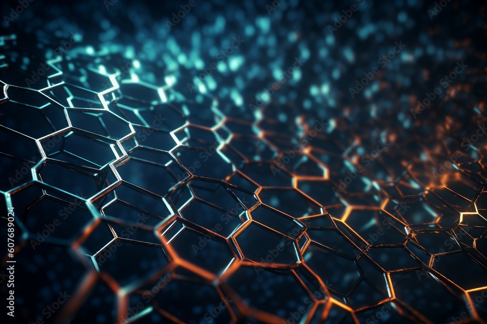 Hexagonal grid. Generate Ai Hexagonal grid. Generate Ai