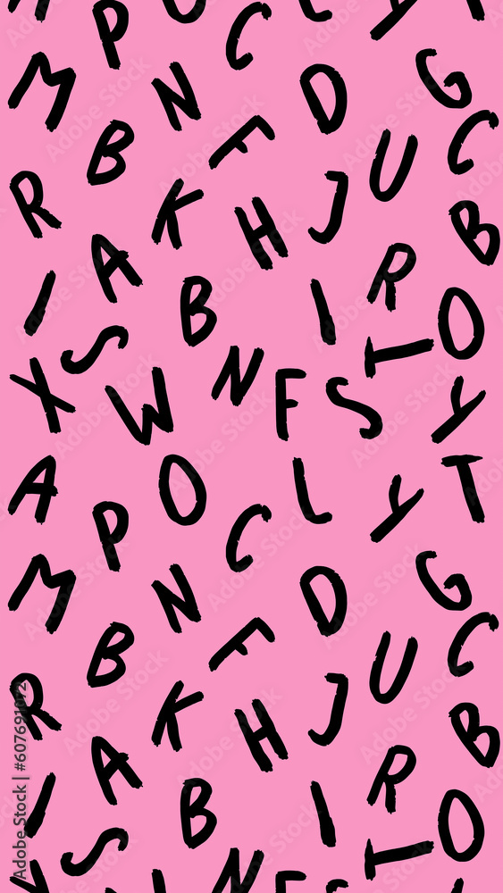template with the image of keyboard symbols. set of letters. Surface template. pastel purple background. Vertical image. template with the image of keyboard symbols. set of letters. Surface template. pastel purple background. Vertical image.