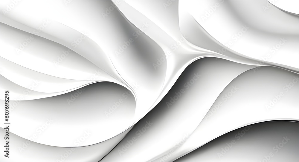 Obraz premium Abstract white liquid