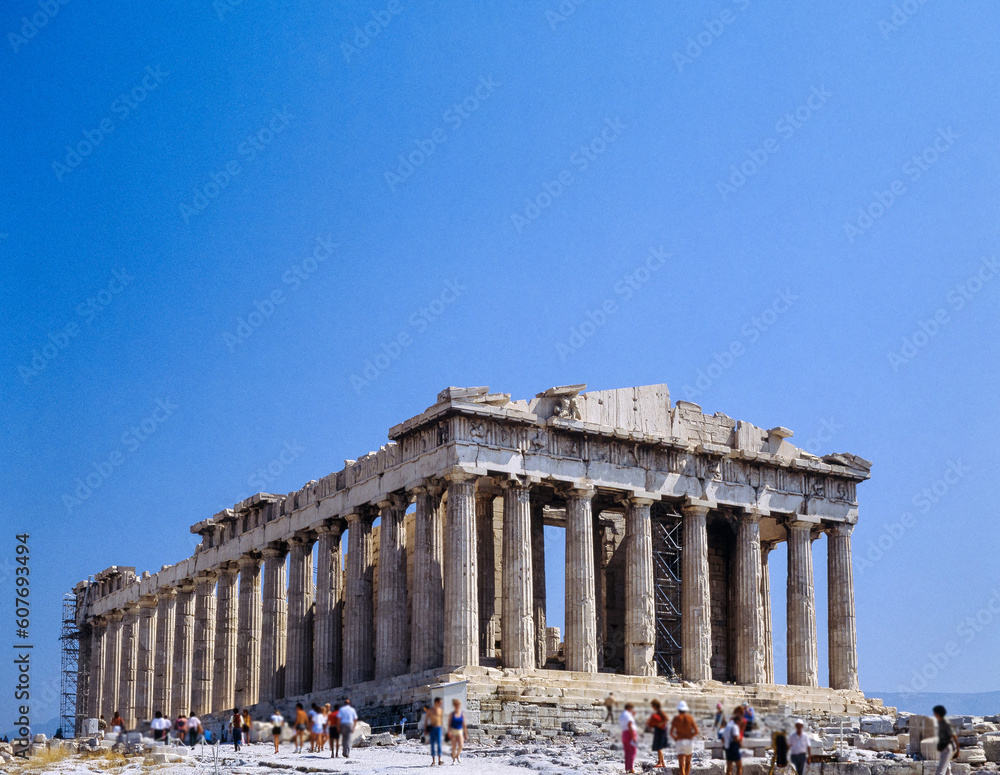 Fototapeta premium アテネのアクロポリス・パルテノン神殿、Ακρόπολη Αθηνών