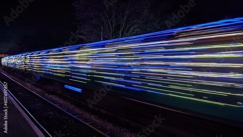 Train in Motion photo