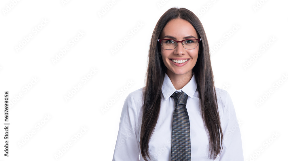 businesswoman on background with copy space. photo of businesswoman wear glasses. businesswoman on background with copy space. photo of businesswoman wear glasses.