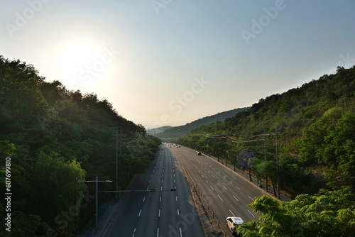 Foto 길거리, 마운튼, 간선도로, 경관, sky, 여행, 네이처, 아스팔트, 길, 마운튼, 여름, 구름, 나무, 국가, 풍경, 경치, green, 나