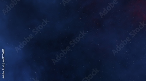 Smoke in light on a dark blue background. Universe star galaxy nebula. 3d render © angel_nt