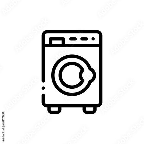 washer icon vector graphic with colors