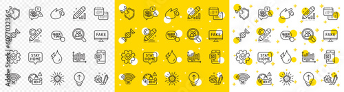 Outline Calendar, Edit statistics and Quick tips line icons pack for web with 5g phone, 5g wifi, Stress line icon. Project edit, Swipe up, Blood donation pictogram icon. Diagram chart. Vector