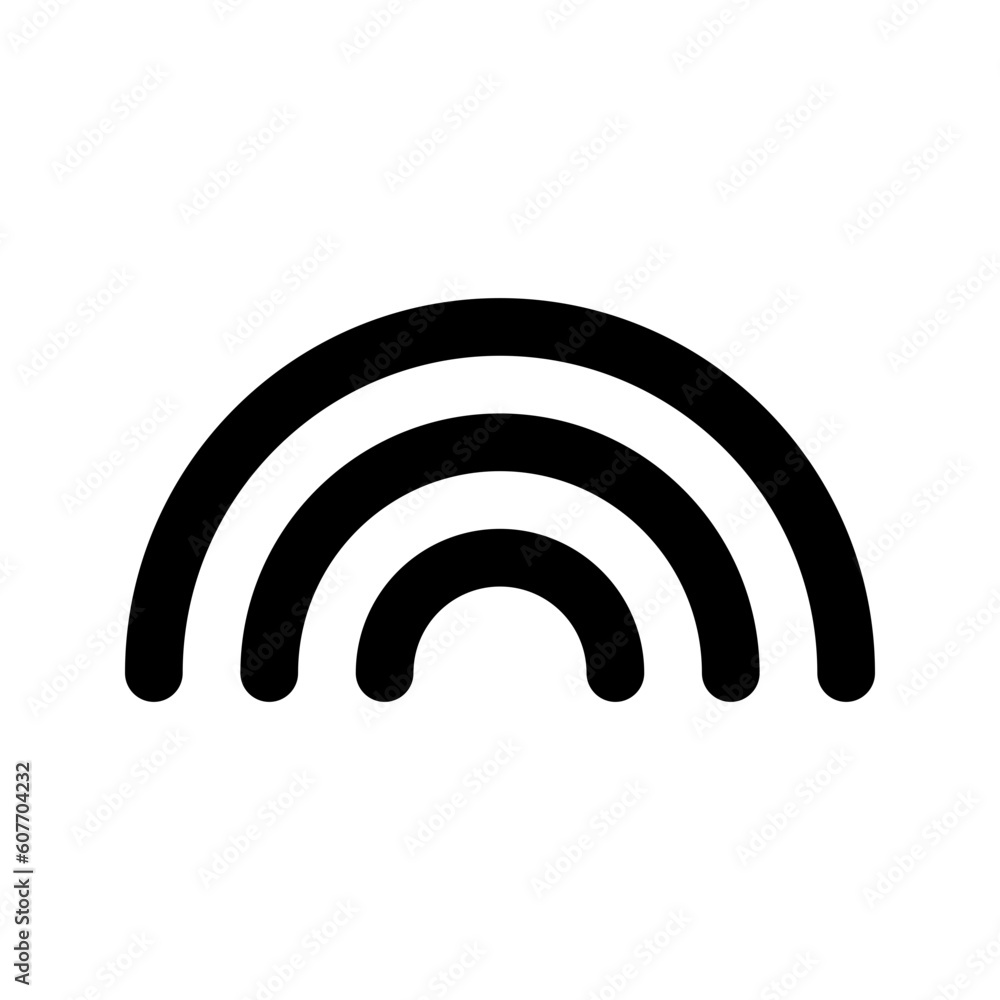 rainbow glyph icon rainbow glyph icon