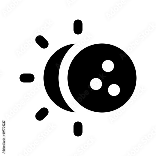 eclipse glyph icon