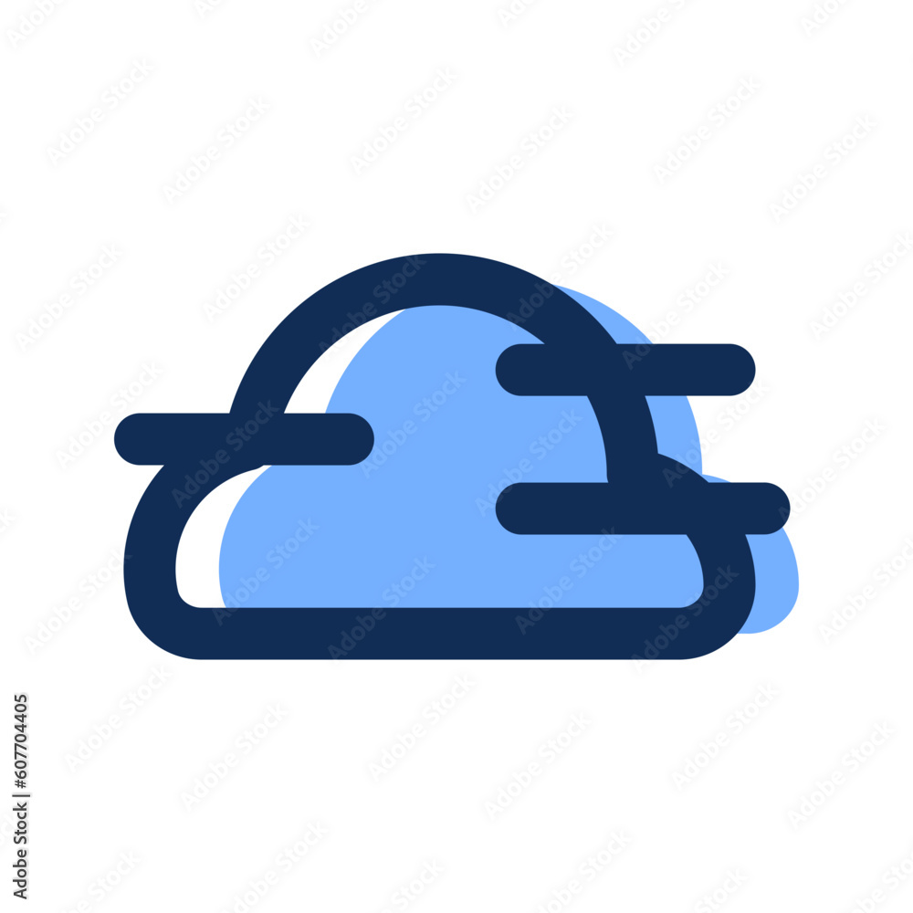 fog filled line icon fog filled line icon