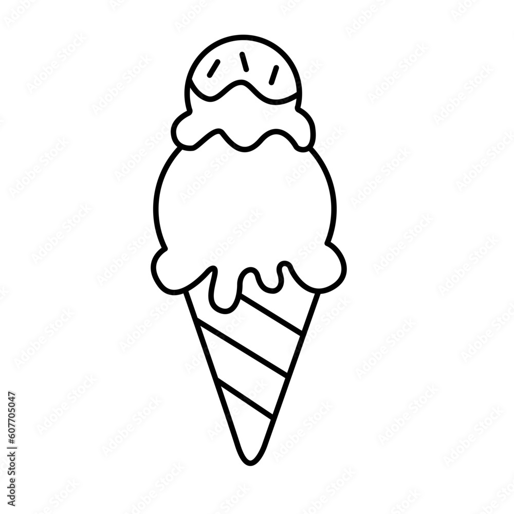 Ice cream cone icon Ice cream cone icon