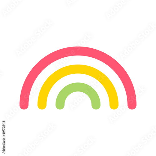 rainbow flat icon