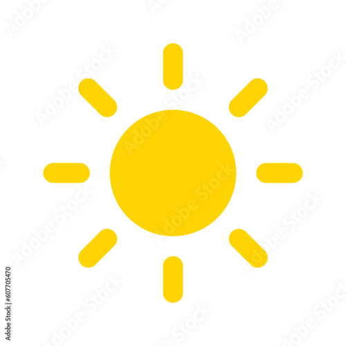sun flat icon