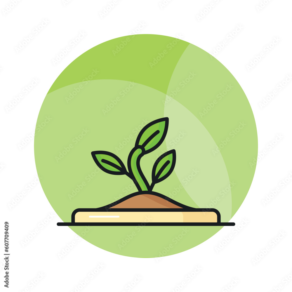Check this amazing icon of sprout in modern style, easy to use icon Check this amazing icon of sprout in modern style, easy to use icon