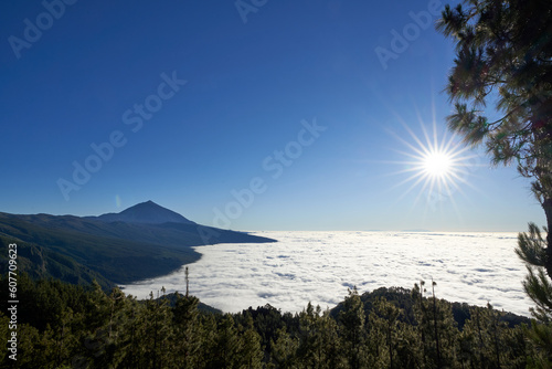 Blick auf den Teide auf Teneriffa, Spanien