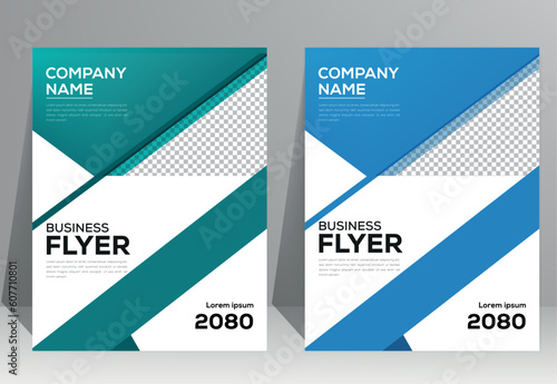 Business Cover flyer design a4 template. Vector illustration. Easy to adapt to Brochure, Annual Report, Magazine, Poster, Corporate Presentation, Portfolio, Flyer, Banner for Website.