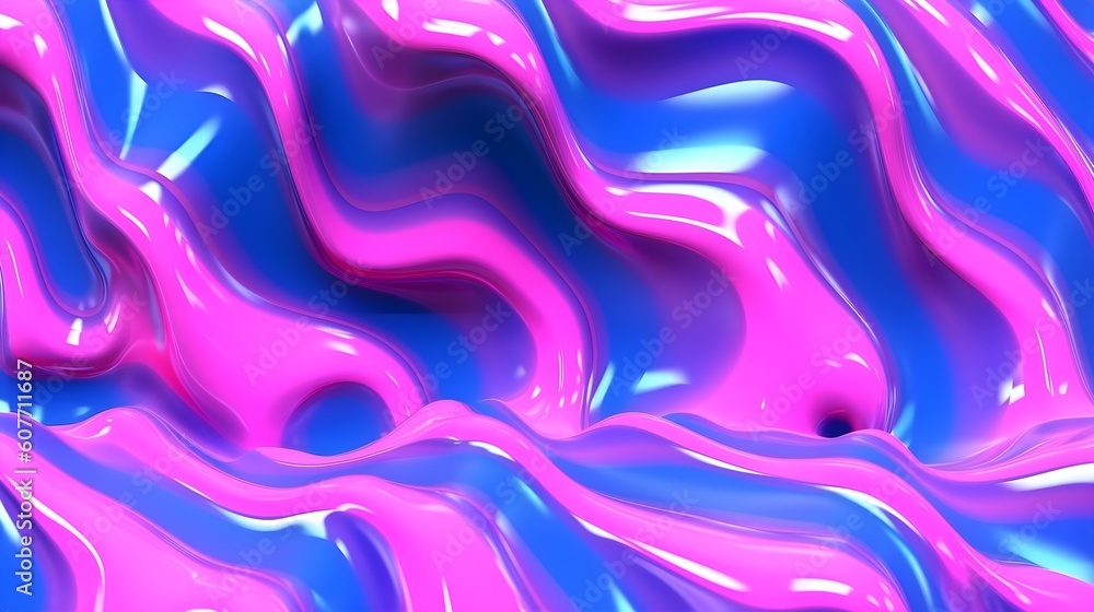 Obraz premium abstract background with pink and blue waves
