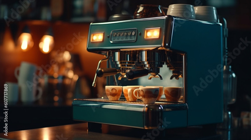 Coffee maker machine. Generative Ai