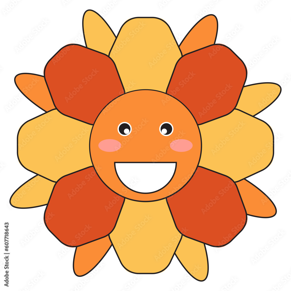 Groovy Flower Cartoon Characters Groovy Flower Cartoon Characters