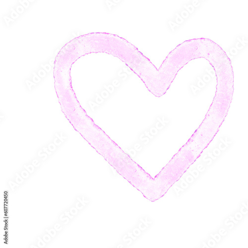 bright hearts of various colors