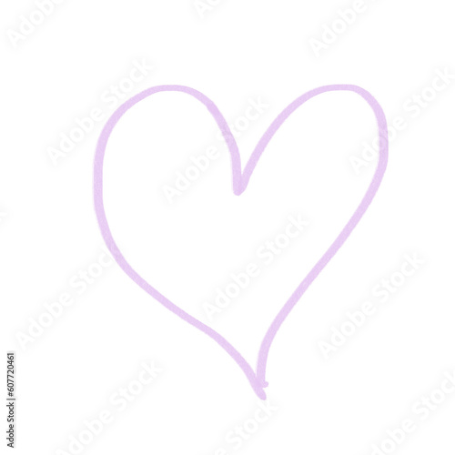 bright hearts of various colors