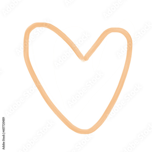 bright hearts of various colors