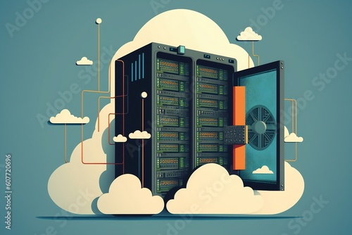 cloud, server, hosting, virtualization, infrastructure, scalability, security, performance, maintenance, backup