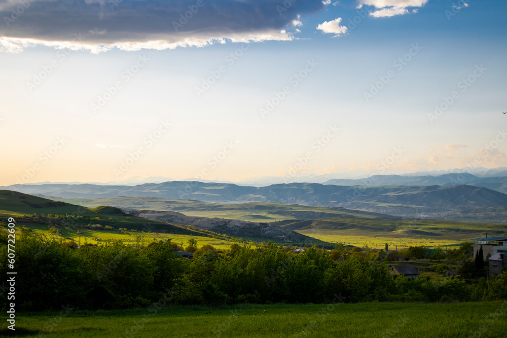 Obraz premium mountain landscape and view, Georgian nature