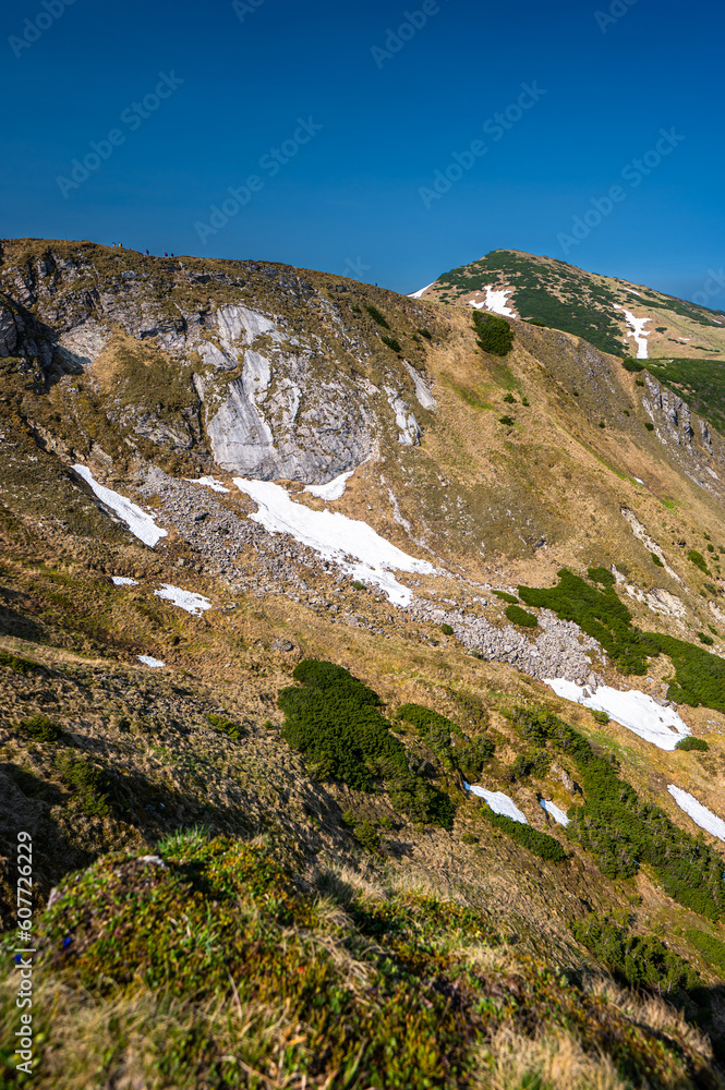Colorful spring mountain landscape of the Mala Fatra, Slovakia. Colorful spring mountain landscape of the Mala Fatra, Slovakia.