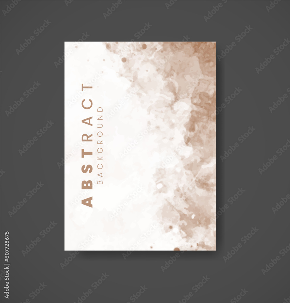 Cards with watercolor background. Design for your cover, date, postcard, banner, logo.