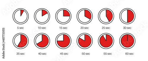 Set of stopwatches