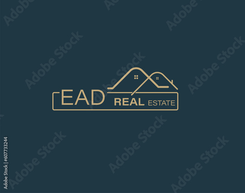EAD Real Estate and Consultants Logo Design Vectors images. Luxury Real Estate Logo Design