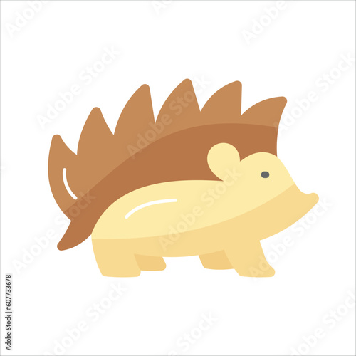 Creatively designed icon of hedgehog in editable style, easy to use and download