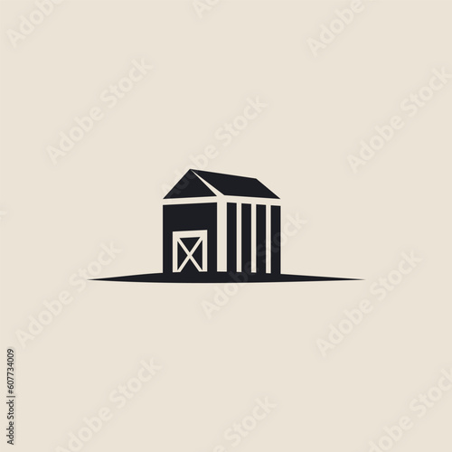 Barn logo design vector illustration