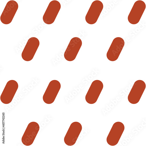 Bold line editable icon of raining 