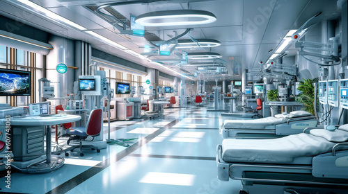 The hospital digital revolution for business presentation