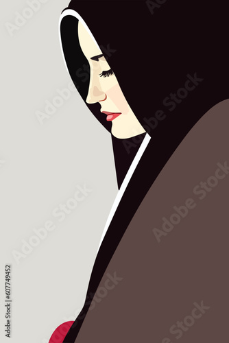 praying woman