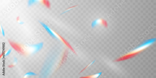 Colorful confetti and zigzag ribbons falling from above Streamers, tinsel vector