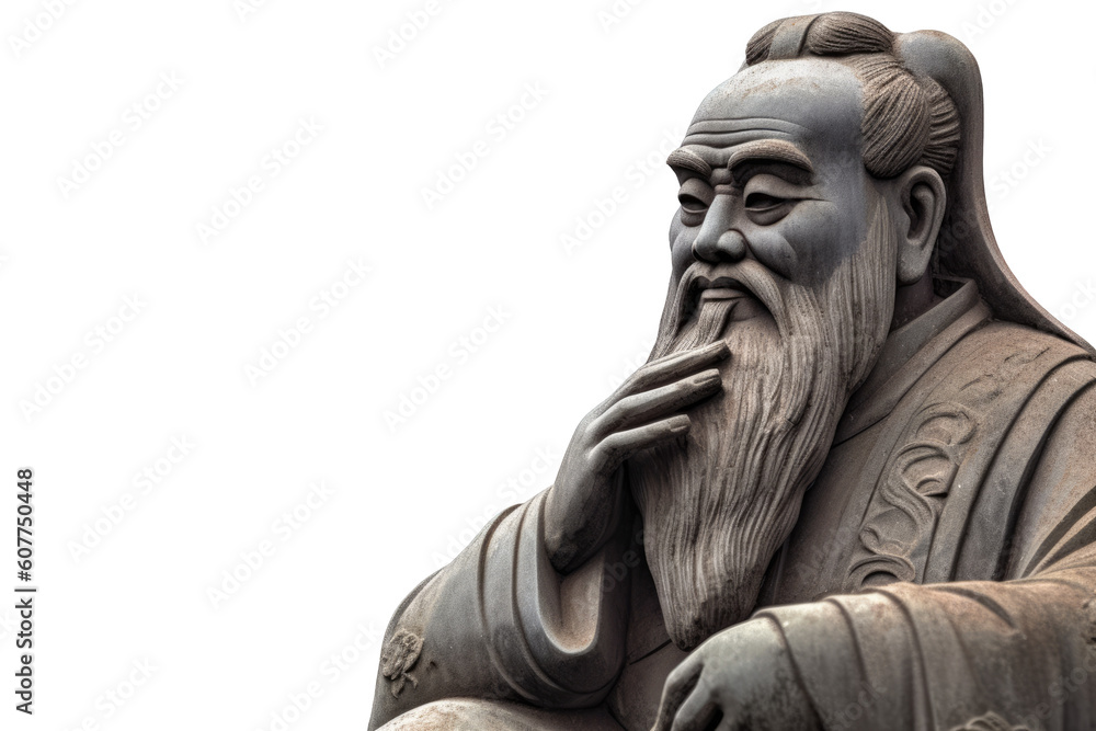 Illustration of Confucius Statue. Confucius was a Chinese philosopher and politician of the Spring and Autumn period who is traditionally considered the paragon of Chinese sages. Illustration of Confucius Statue. Confucius was a Chinese philosopher and politician of the Spring and Autumn period who is traditionally considered the paragon of Chinese sages.