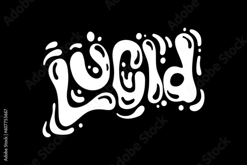 Modern streetwear lucid graphic design template