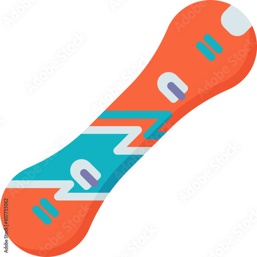 ice stakeoard, hover board flat icon, illustration of stake board