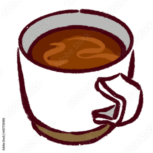 マグカップにコーヒー