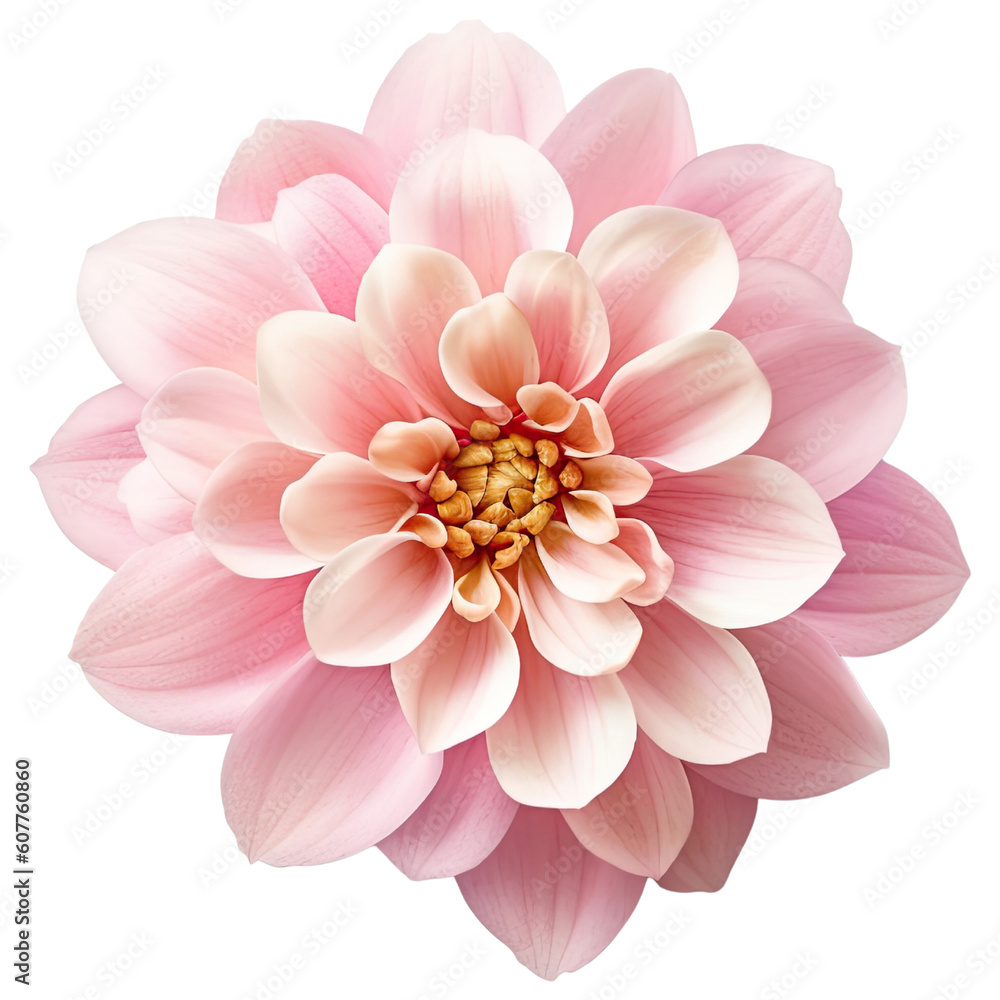 flower cut out , transparent background, PNG ,Generative AI