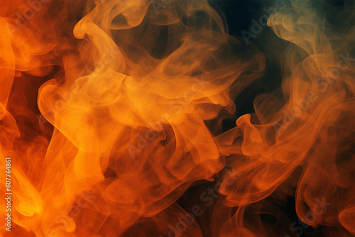 orange smoke pattern background