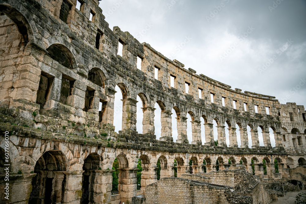 Obraz premium the arena in Pula in croatia, like the colloseum